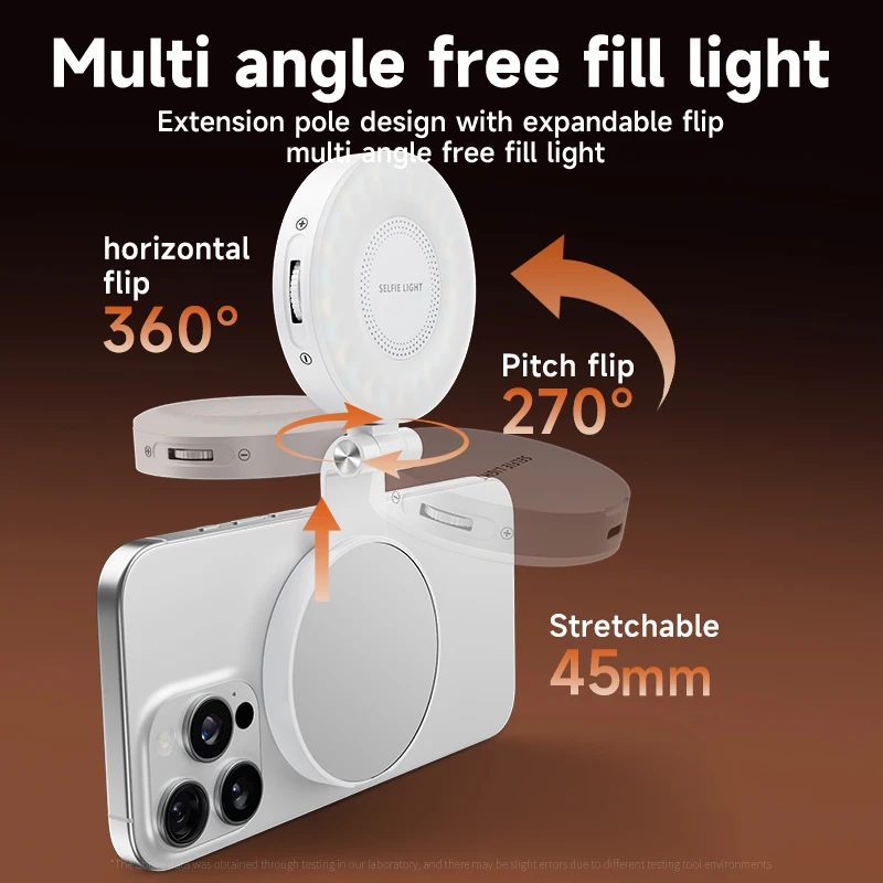 LED Selfie Fill Light for Mags - Photography Lighting Handheld ulasan dan harga