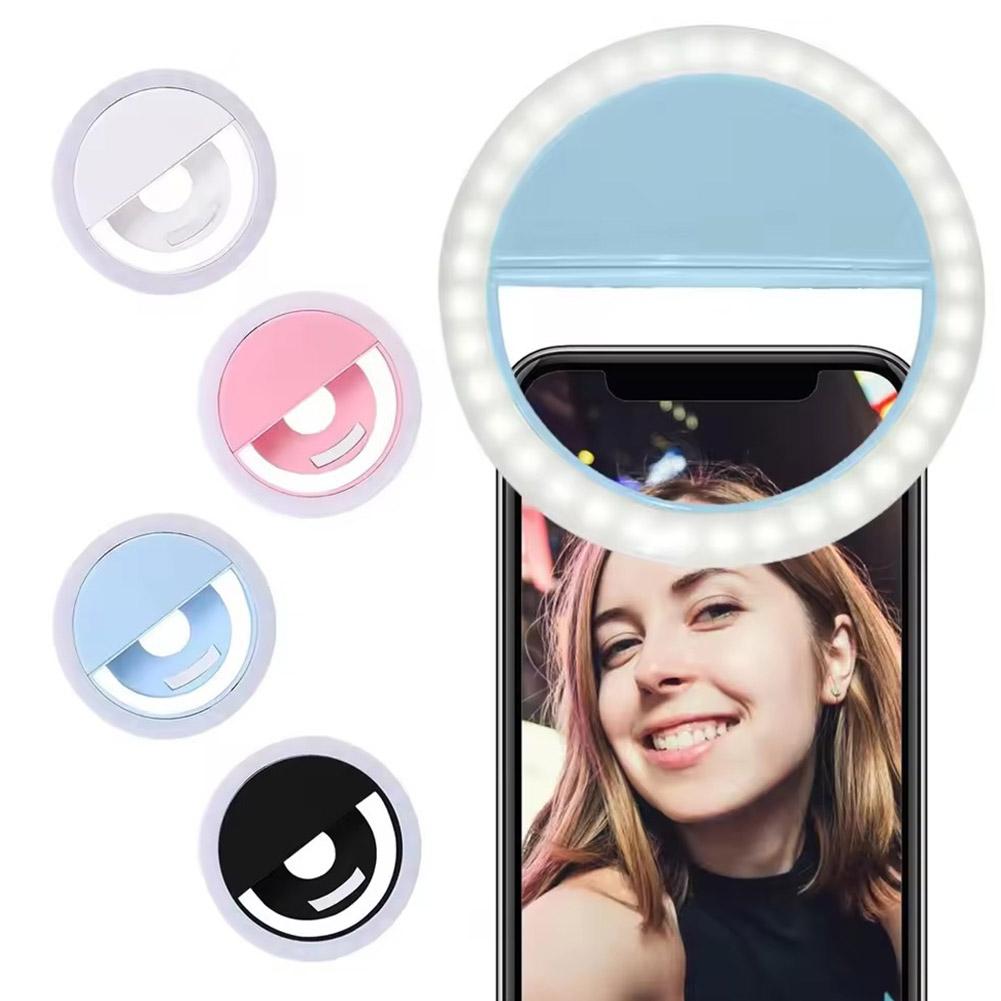 Clip On Selfie Ring Light Rech - Photography Lighting Description ulasan dan harga