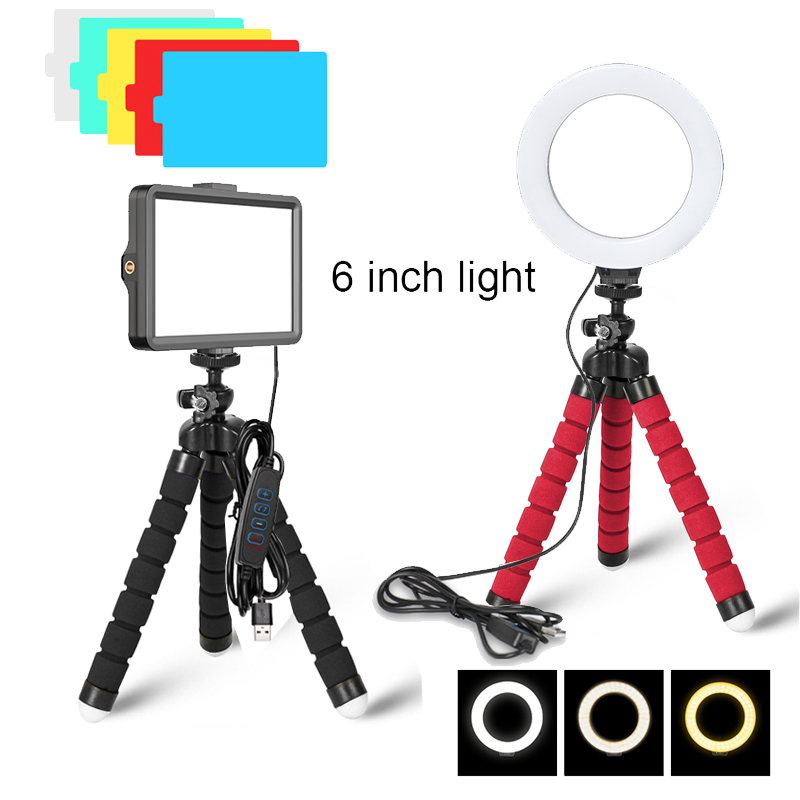 16CM Dimmable Ring Light Led S - Photography Mobile Lighting ulasan dan harga