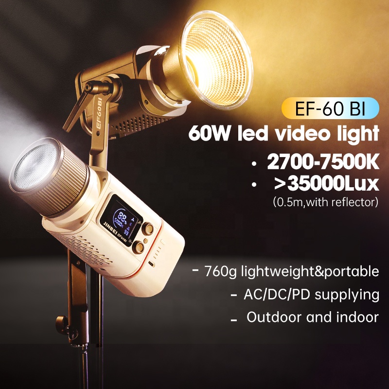 JINBEI EF-60BI 60w Photography - Photography Lighting Handheld ulasan dan harga